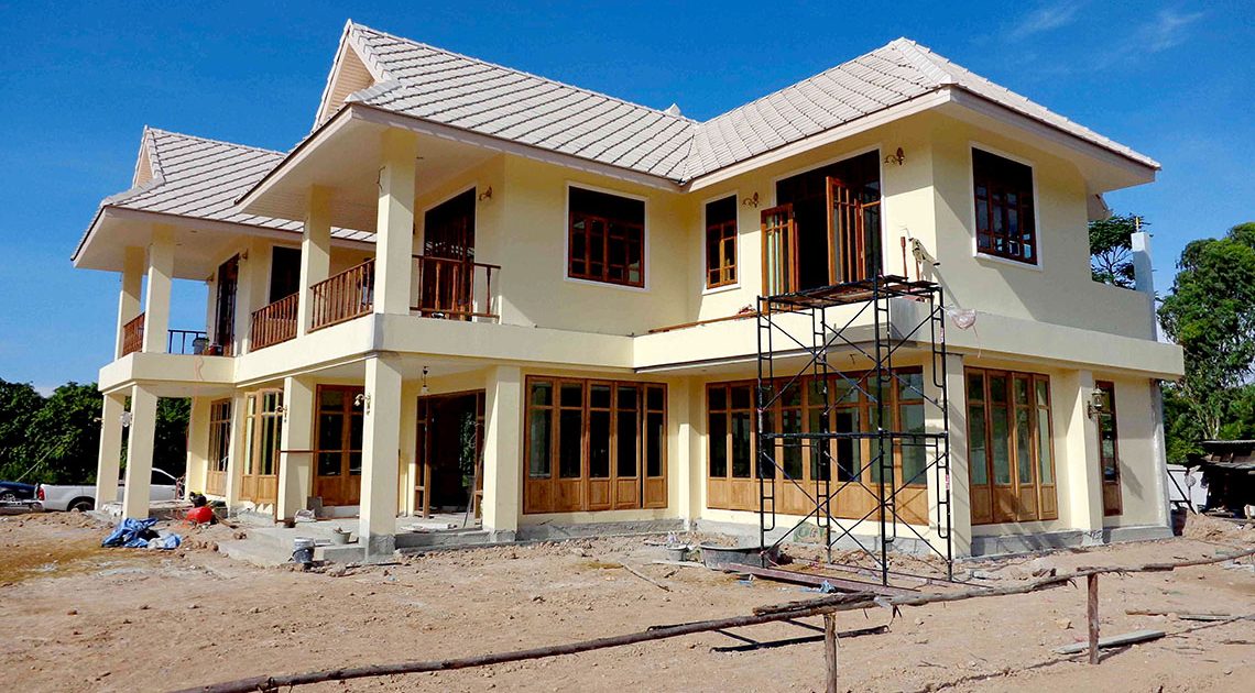 ผลงานการออกแบบและก่อสร้างบ้าน คุณชาติชาย